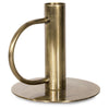 Italo Antique Brass Candle Holder