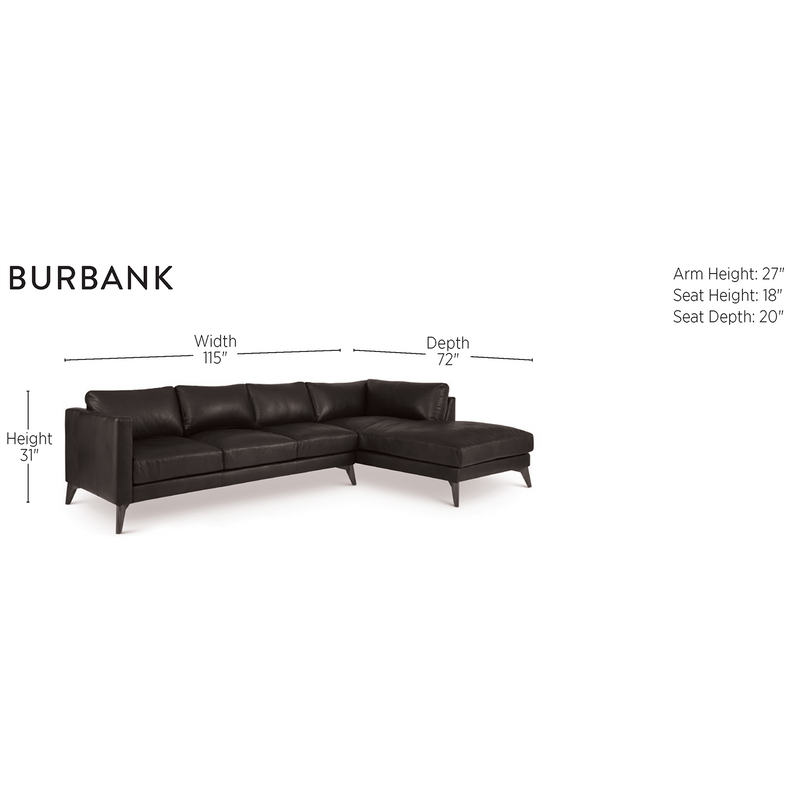 One For Victory Burbank Sectional Sofa