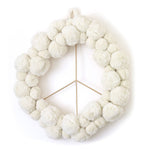 Pom Pom Peace Wreath