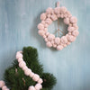 Pom Pom Peace Wreath