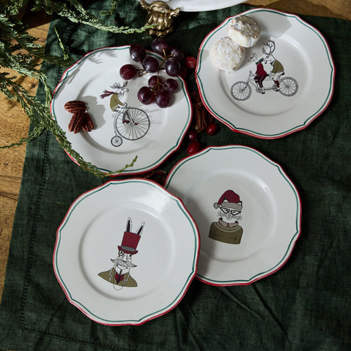 Eric + Eloise Cocktail Plate Set of 4