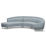 Interlude Home Capri Chaise 3 Piece Sectional Sofa