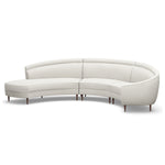 Interlude Home Capri Chaise 3 Piece Sectional Sofa