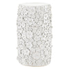 Currey & Co Jessamine White Accent Table