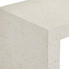 Currey & Co Carson Ivory Terrazzo Bench