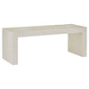 Currey & Co Carson Ivory Terrazzo Bench