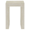 Currey & Co Carson Ivory Terrazzo Accent Table