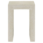 Currey & Co Carson Ivory Terrazzo Accent Table