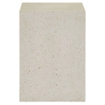 Currey & Co Carson Ivory Terrazzo Accent Table