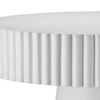 Currey & Co Harlow White Concrete Accent Table