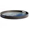 Ethnicraft Organic Glass Round Tray