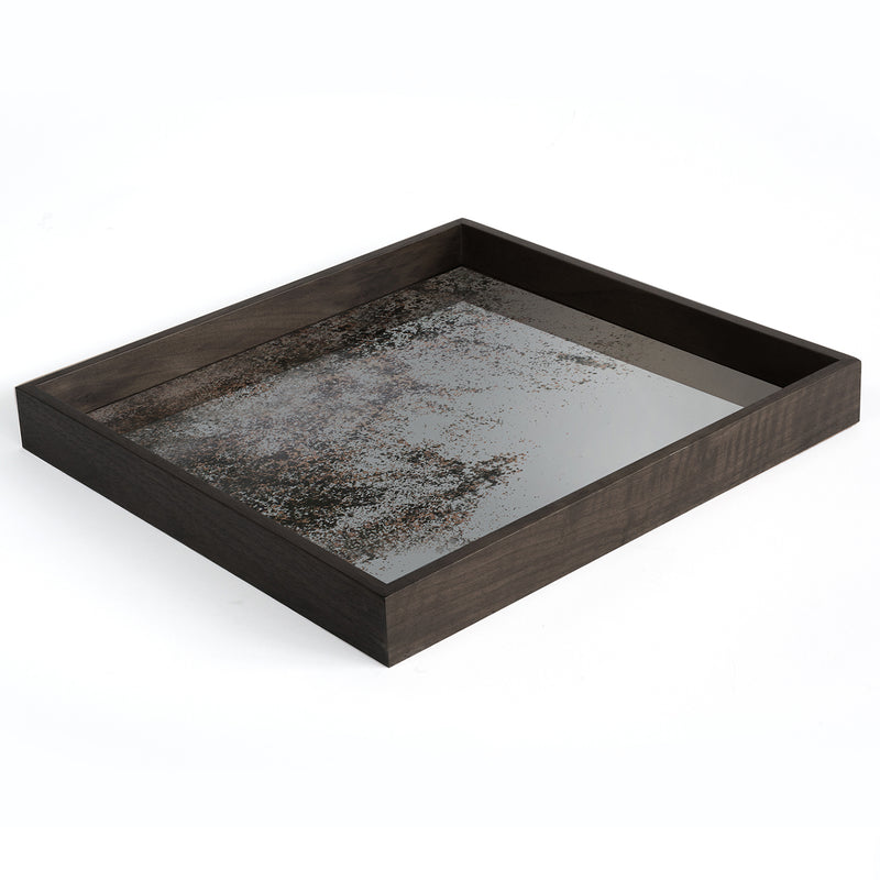 Ethnicraft Aged Square Mirror Tray