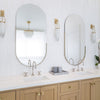 Mirror Home Hand Welded Oval Wall Mirror