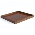 Ethnicraft Squares Square Glass Tray