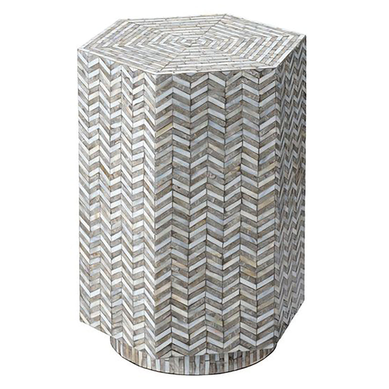 Jamie Young Brando Hexagon Side Table