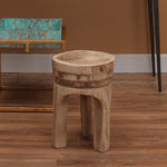 Jamie Young Mesa Wooden Side Table