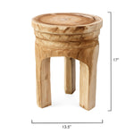 Jamie Young Mesa Wooden Side Table