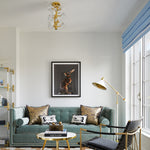 Jonathan Adler Globo Five-Light Chandelier