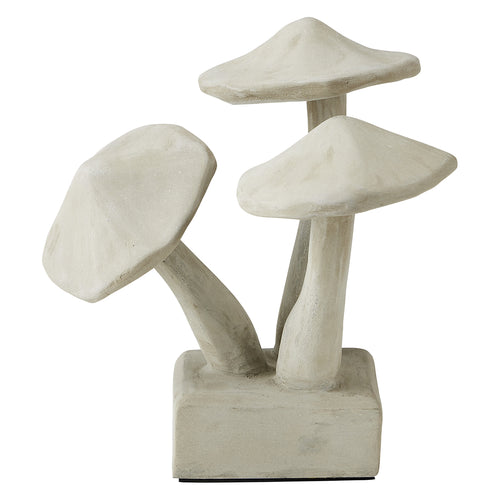 Currey & Co Concrete Mushrooms Sculpture