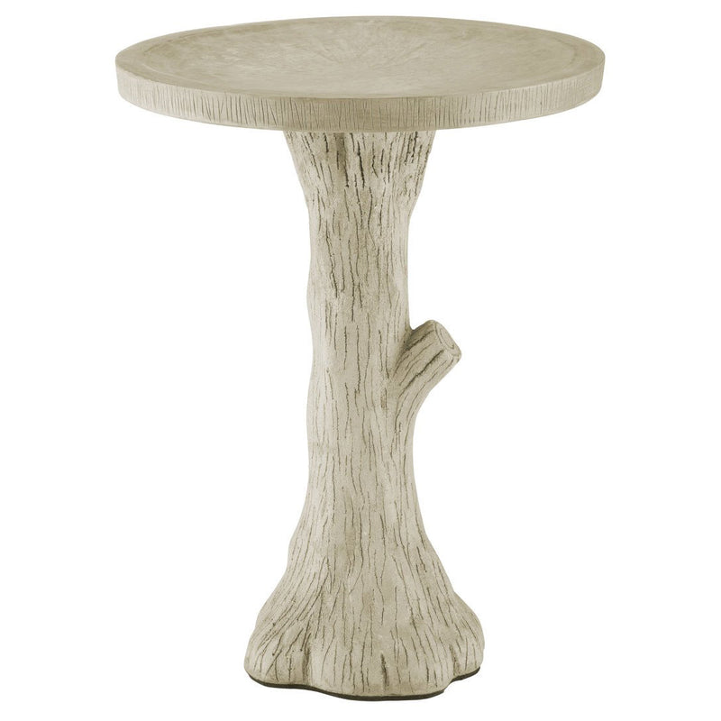 Currey & Co Faux Bois Bird Bath