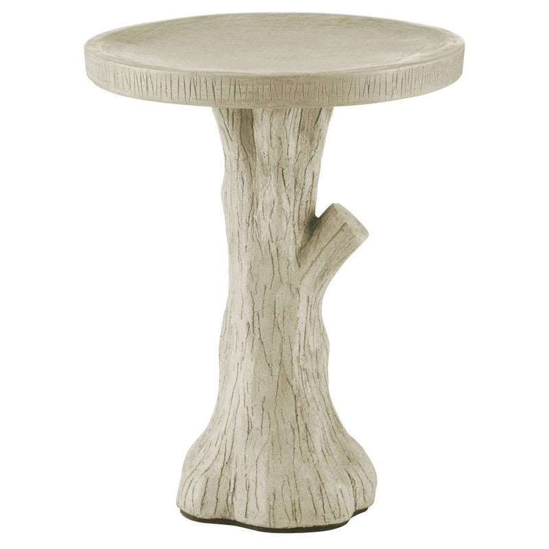 Currey & Co Faux Bois Bird Bath