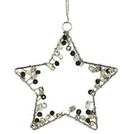 Beaded Star Ornament Set of 3