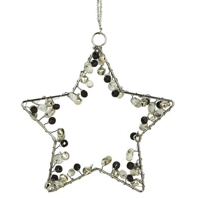 Beaded Star Ornament Set of 3