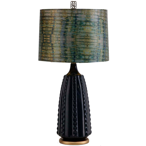 Indigo Fire Table Lamp