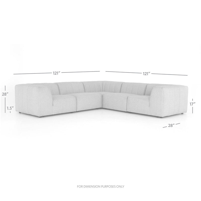 Four Hands Gwen Outdoor 5-Piece Sectional Sofa