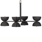 Four Hands Santorini Matte Black Chandelier