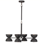 Four Hands Santorini Matte Black Chandelier