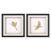 The Studio Flight of Gold I Framed Art Set of 2