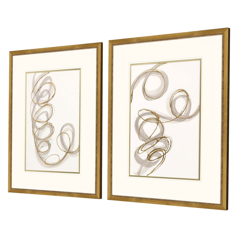 The Studio Radiant Spiral I Framed Art Set of 2