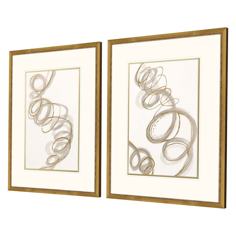 The Studio Radiant Spiral II Framed Art Set of 2