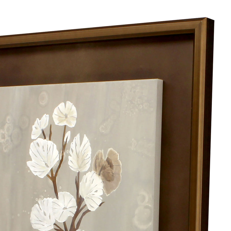 Jardine Umbrella Leaves II Shadow Box Canvas Art