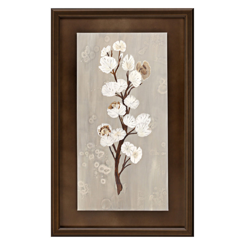 Jardine Umbrella Leaves II Shadow Box Canvas Art