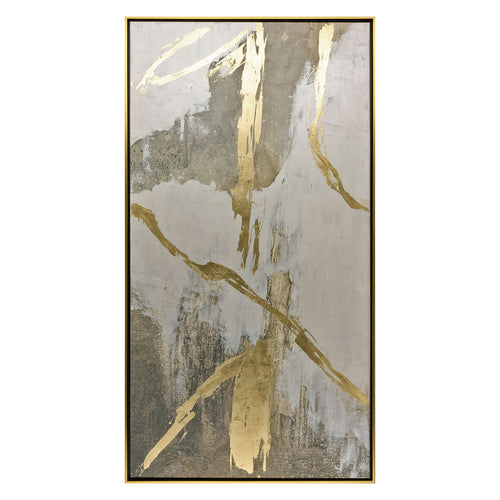 The Studio Metallic Expression I Canvas Art