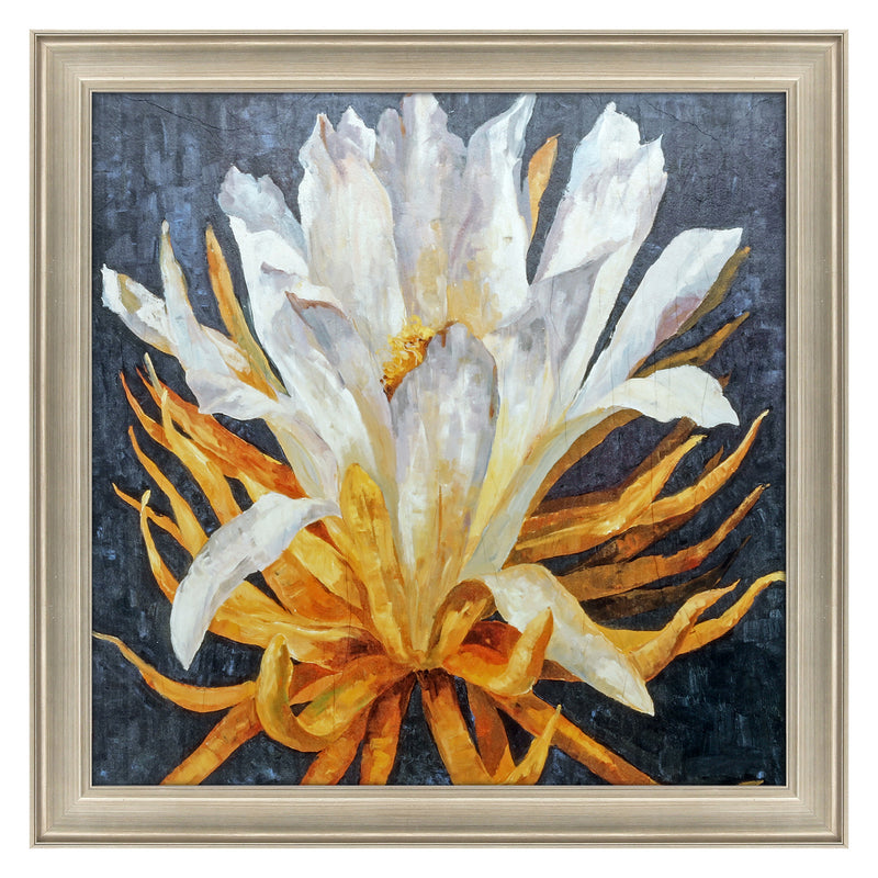 Torrontegui Flor Blanca Framed Art