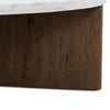 Four Hands Toli White Marble Coffee Table