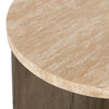 Four Hands Toli Travertine End Table