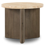 Four Hands Toli Travertine End Table