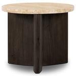 Four Hands Toli Travertine End Table