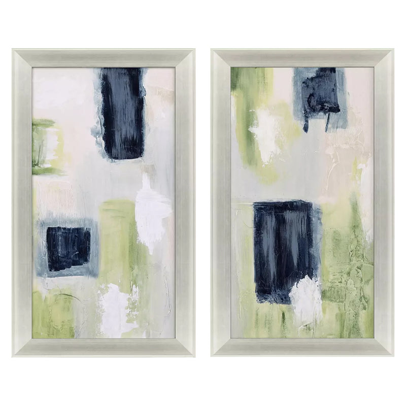 The Studio Azul Jardin I Canvas Art Set of 2