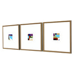 Jardine Color Squares II Framed Art Set of 3