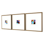 Jardine Color Squares III Framed Art Set of 3