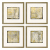 Adamson-Ray Golden Speck Framed Art Set of 4