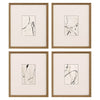 The Studio Jete I Framed Art Set of 4