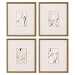 The Studio Jete I Framed Art Set of 4