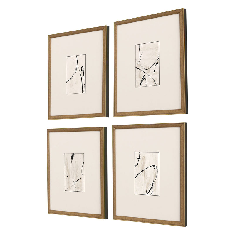 The Studio Jete I Framed Art Set of 4