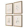 The Studio Jete II Framed Art Set of 4